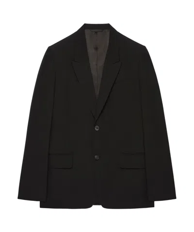 GIVENCHY SLIM FIT JACKET IN WOOL WITH STITCHING DETAILS