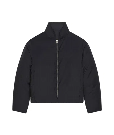 Givenchy Long-sleeved Wool Double-sided Jacket In Dark Blue