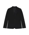 Givenchy Long-sleeved Wool Suit Jacket In Black