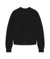 Givenchy Classic Black Sweater With Embossed Logo In Black