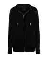 Givenchy 4-g Zipped Hoodie In Black