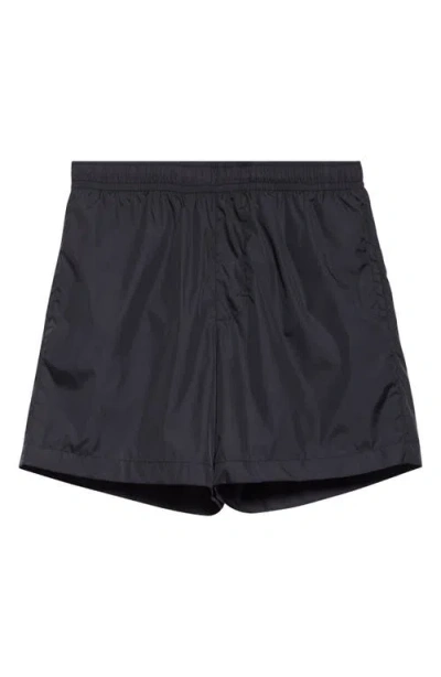 Givenchy Long Swim Trunks In Gray