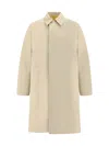 Givenchy Welt-pockets Cotton Trenchcoat In Brown