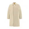 Givenchy Long Trench Coat In Neutral