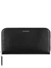 Givenchy Zipped Wallet In 4g Classic Leather