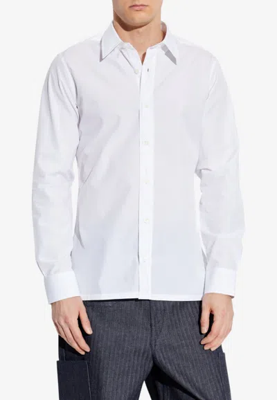 Givenchy Long-sleeved Formal Shirt In White