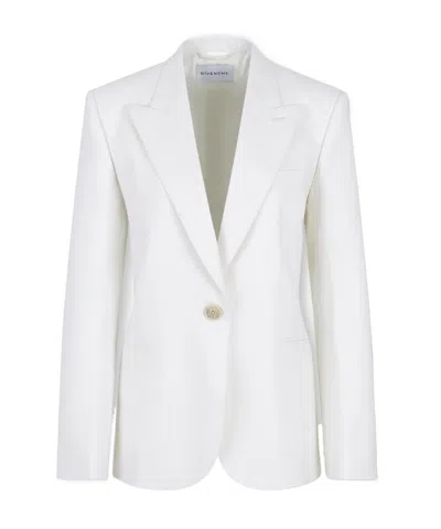 Givenchy Long-sleeved Suit Jacket In Animal Print