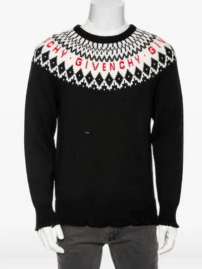 Pre-owned Givenchy Long-sleeves Sweater In Black