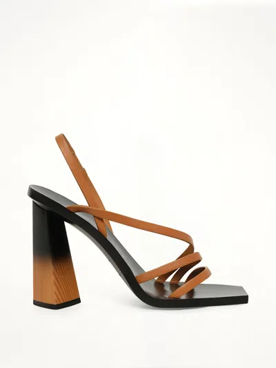 Givenchy Losange Strappy Sandals In Brown