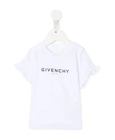 Givenchy Lotus Leaf Edge T-shirt In White