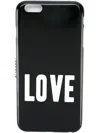 Givenchy Love Print Iphone 6 Plus Case In Black