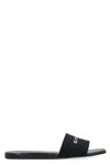 Givenchy Black Rubber Slides With Contrasting Logo