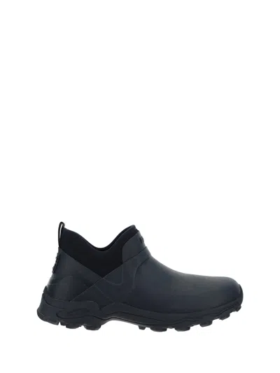 Givenchy Black Bogs Rubber Chelsea Boots In Multi
