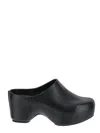 Givenchy Leather Clogs In Black