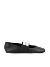 Givenchy Sliced Square Elastic-strap Ballet Flats In Black