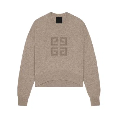 Pre-owned Givenchy Low Shoulders Crewneck Sweater 'pumice Beige' | Tan | Women's Size S