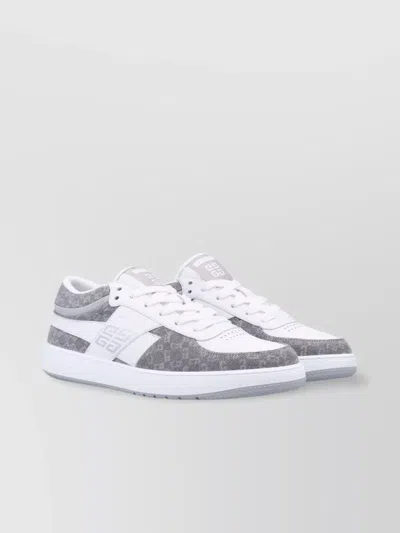 Givenchy G Move Monogram Low-top Sneakers In Grey/wht
