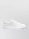 Givenchy Low Top Leather Sneakers With Perforated Detailing In White