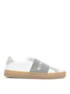 Givenchy Urban Street Sneakers In Leather And Suede With Elastic In White