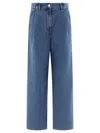 Givenchy Low-waist Oversized Jeans In Blue