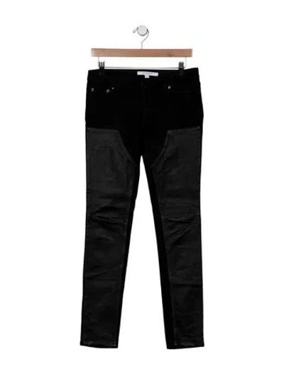 Pre-owned Givenchy Low-rise Skinny Leg Jeans In Black