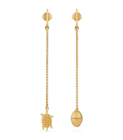 Givenchy Lucky Charms Asymmetric Earrings In Yellow