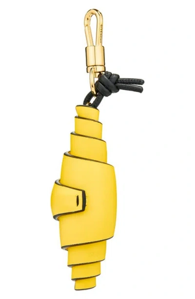 Givenchy Lucky Charms Croissant Bag Charm In Golden Yellow