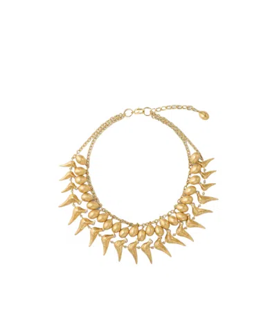 Givenchy Lucky Charms Multi-row Necklace In Metal In Aureus