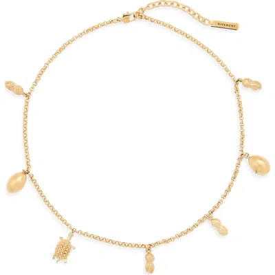 Givenchy Lucky Charms Necklace In Red
