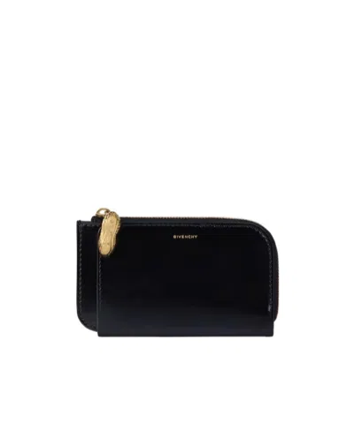 Givenchy Lucky Charms Zipped Card Holder In Black