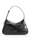 Givenchy Lucky Lock Shoulder Bag In Black Leather
