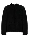 Givenchy Tweed And Lurex Blazer In Black