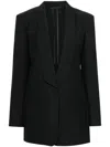 Givenchy Lurex Stripes Blazer In Schwarz