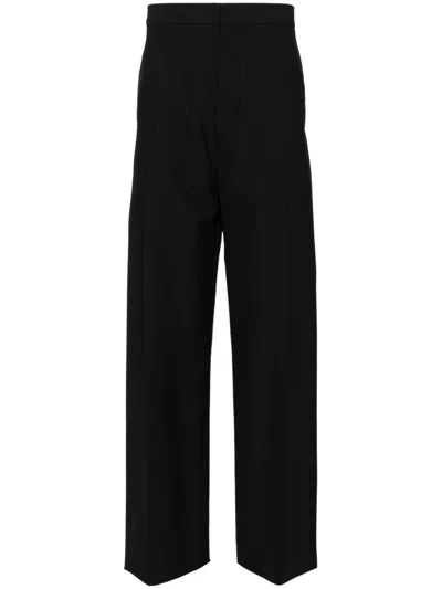 Givenchy Lurex Stripes Tailored Trousers In Black