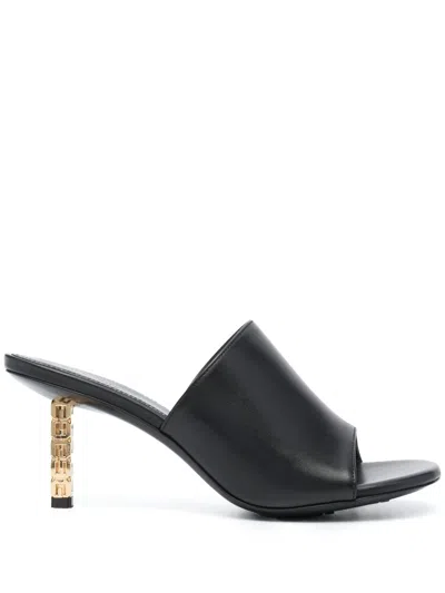Givenchy Luxurious Black Monogrammed Flats For Women