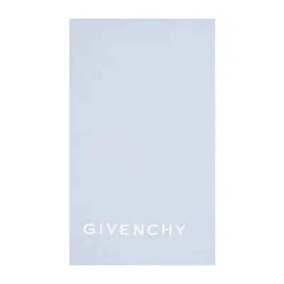Givenchy Luxurious Blue Wool Scarf For Women