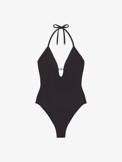 GIVENCHY ONE-PIECE 4G SWIMSUIT WITH PEARLS