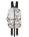 GIVENCHY GIVENCHY MAN ADJUSTABLE G-ZIP NYLON BACKPACK WITH CAMOUFLAGE PRINT