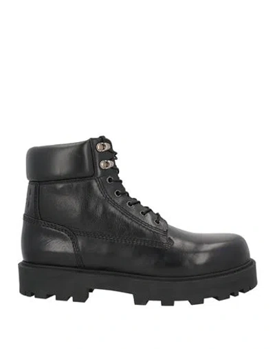 GIVENCHY GIVENCHY MAN ANKLE BOOTS BLACK SIZE 9 LEATHER