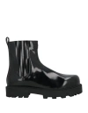 Givenchy Streamlined Leather Ankle Boots In Black