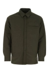 GIVENCHY GIVENCHY MAN ARMY GREEN WOOL BLEND JACKET