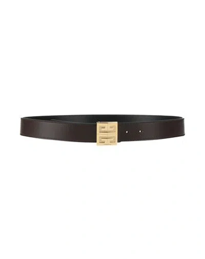 Givenchy Man Belt Dark Brown Size 38 Calfskin