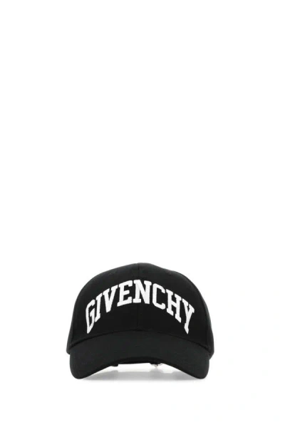 Givenchy Man Black Cotton Blend Baseball Cap