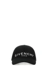 GIVENCHY GIVENCHY MAN BLACK COTTON BLEND BASEBALL CAP