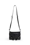 Givenchy Small Voyou Crossbody Bag In Grained Leather In Black