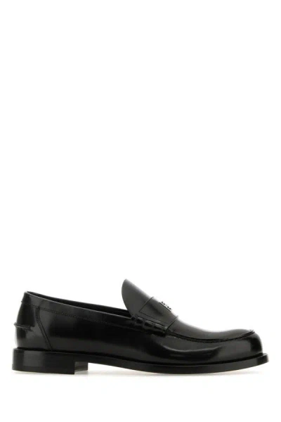 GIVENCHY GIVENCHY MAN BLACK LEATHER MR G LOAFERS