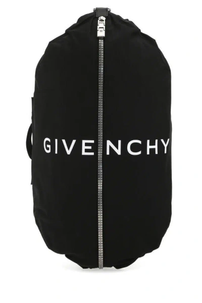 Givenchy Man Black Nylon G-zip Backpack