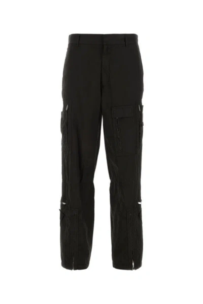 GIVENCHY GIVENCHY MAN BLACK POPLIN CARGO PANT