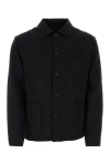 Givenchy Wool Blend Long Sleeve Shirt For Men In Black