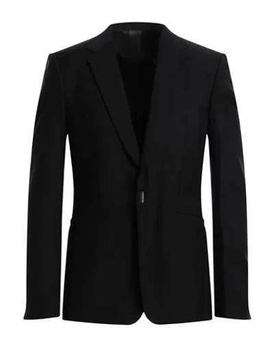 Givenchy Man Blazer Black Size 36 Wool, Mohair Wool